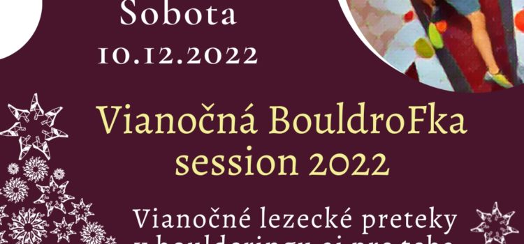Vianočná BouldroFka session vol. II Vianočná BouldroFka session vol. II